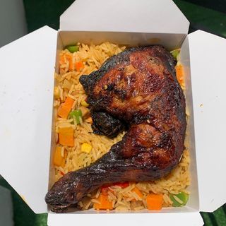 Special Chicken Fried Rice with chicken lap