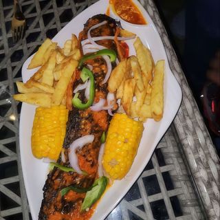 Grilled Catfish With Choice Of Sides