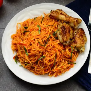 Stir-fry Spaghetti & Chicken