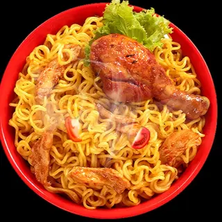Noodles and chicken