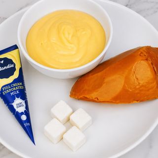 Pap, Moi Moi, Milk and Sugar