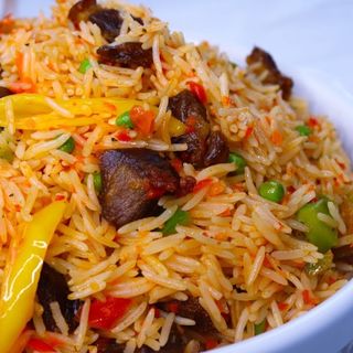 Peppered Asun Rice