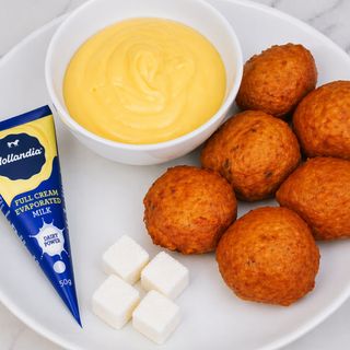 Pap, Akara, Milk and Sugar