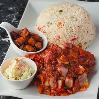 White Rice with Stew
