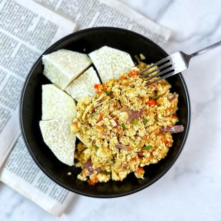 Yam & Egg Sauce