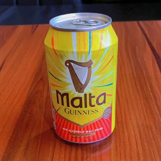 Malta Guinness can