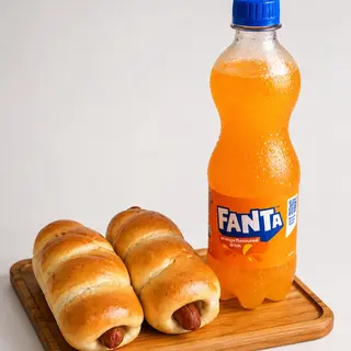 Frank Rolls + Fanta Combo