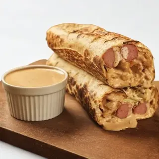 Chicken Shawarma With 2 Hotdogs