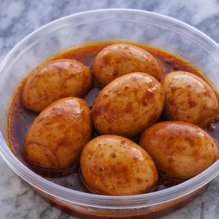 Stewed eggs