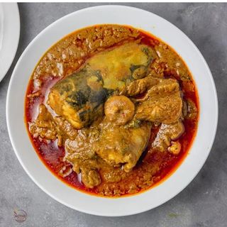 Banga Soup With Cow Meat