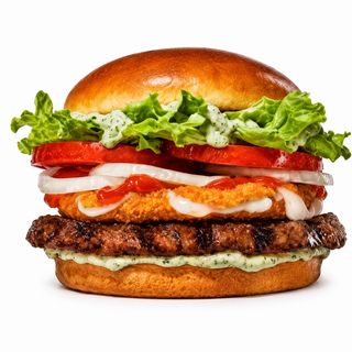 Mozarella Beef Burger