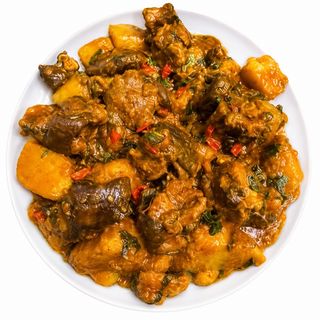 Yam Pottage With Meat/Fish