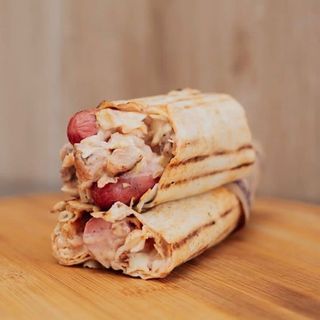 Chicken Shawarma Two Sausages & Extra Chicken