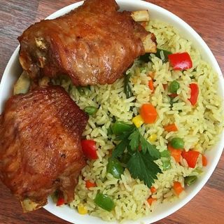 Fried Rice and Turkey