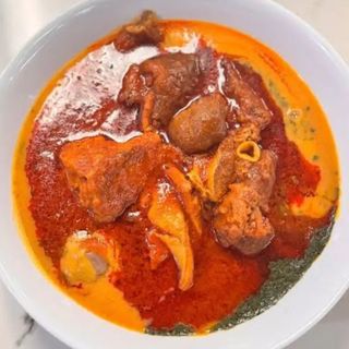 Amala with Assorted Meat Abula Combo