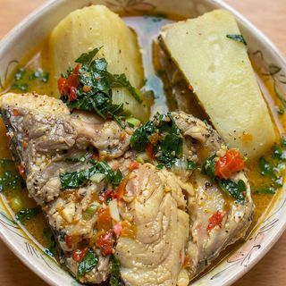 Catfish Pepper Soup & Yam