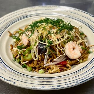 Makaron CHOW MEIN smażony z krewetkami NOWOŚĆ  