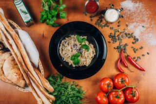 06. Tagliatelle con Funghi e Mascarpone