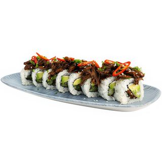 Uramaki korean pulled beef