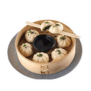 Bułeczki baozi vege ze smażonymi warzywami gotowane na parze 6 szt