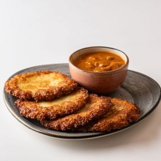 Placki ziemniaczane z karkówką (4szt)