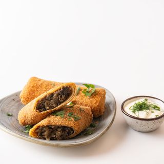 Krokiety z kapustą kiszoną i grzybami