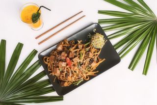 Nudle Ryżowe w sosie sojowo - ostrygowym