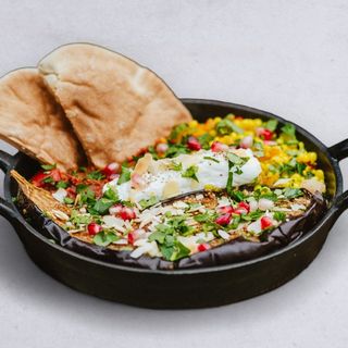 Pieczony bakłażan z wołowiną