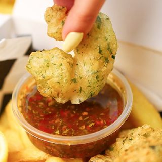 Krewetki W Cieście Ziołowym 