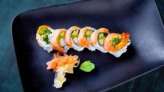 Tempura Futomaki Salmon Ebi Tempura Roll