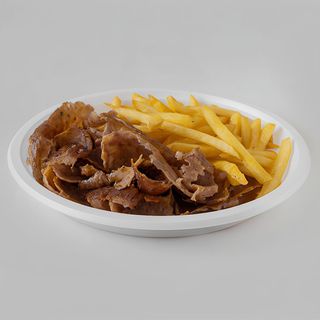 Kebab z frytkami