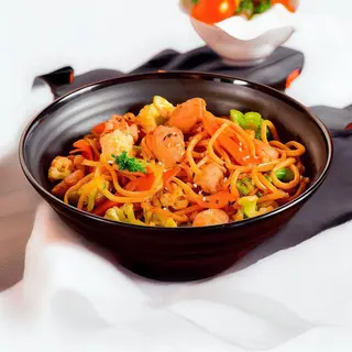 Wieprzowina z pieczarkami i brokułami 400g