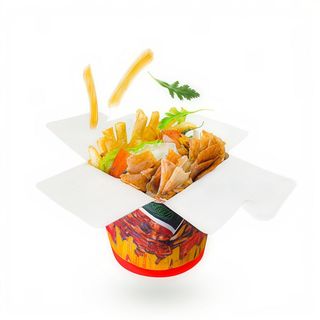 KEBAB BOX SURÓWKA+FRYTKI