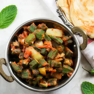 Okra z warzywami