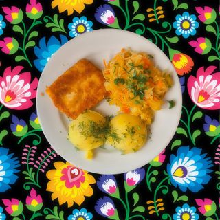 Panierowany filet z  miruny