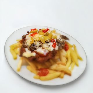 Kotlet schabowy po meksykańsku