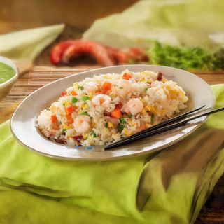 Ryż smażony z krewetkami