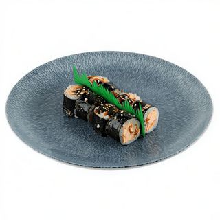 Hosomaki z łososiem pieczonym teriyaki