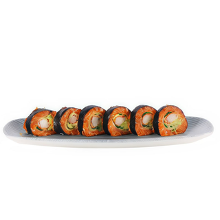 Futomaki sashimi rainbow