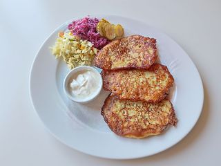 Placki ze śmietaną