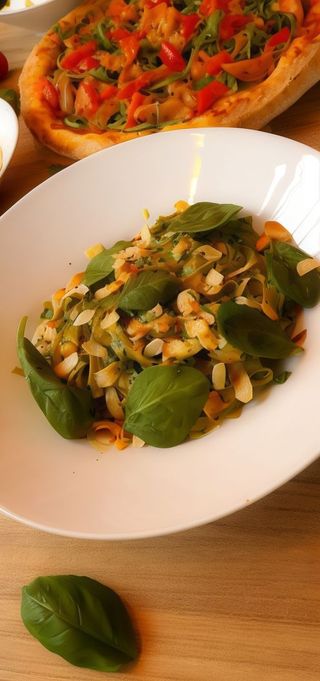 Tagliatelle Szpinak