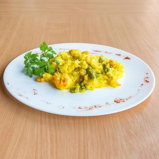 Risotto Gamberi e Asparagi