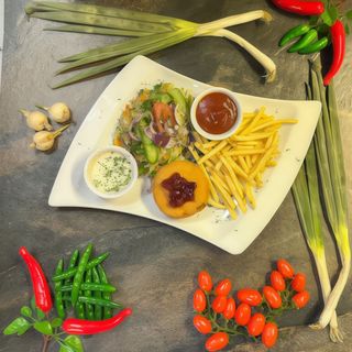 Panierowany Camembert z Żurawiną