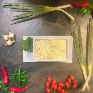 Spaghetti Carbonara zapiekane serem 850g