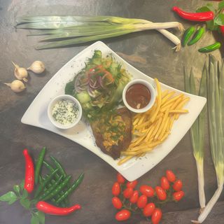 Polędwica wieprzowa grillowana z kurkami