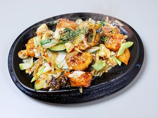 Krewetki duże na gorącym półmisku 10szt