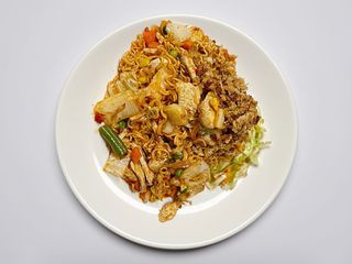 Spaghetti z wołowiną