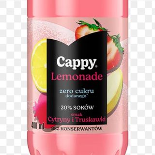 Lemoniada cappy 400ml cytryna i truskawka