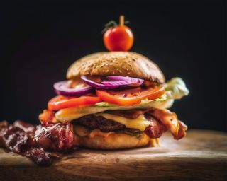 Chesse and Becon Burger