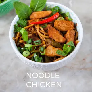 Noodle chicken